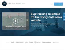 Tablet Screenshot of bugherd.com